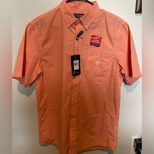 CHAP’S Short Sleeve Button Down - Men’s Medium